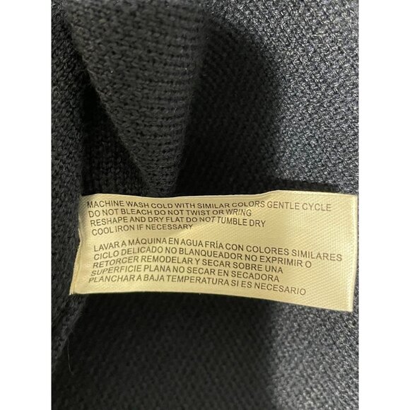 Carolyn Taylor Navy Sleeveless Vest XL With Gold Buttons 75%Rayon&25% Polyester - Picture 9 of 10